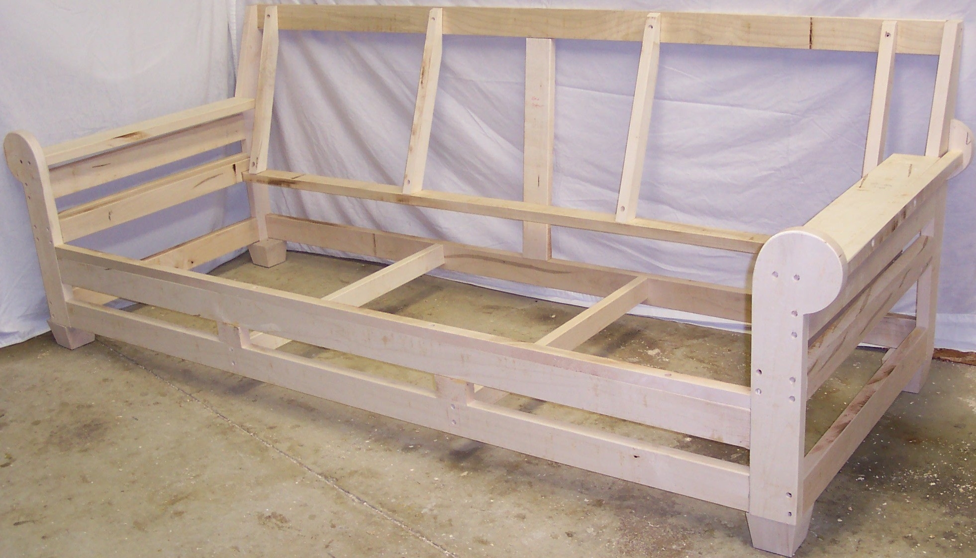 structure sofa bed frame