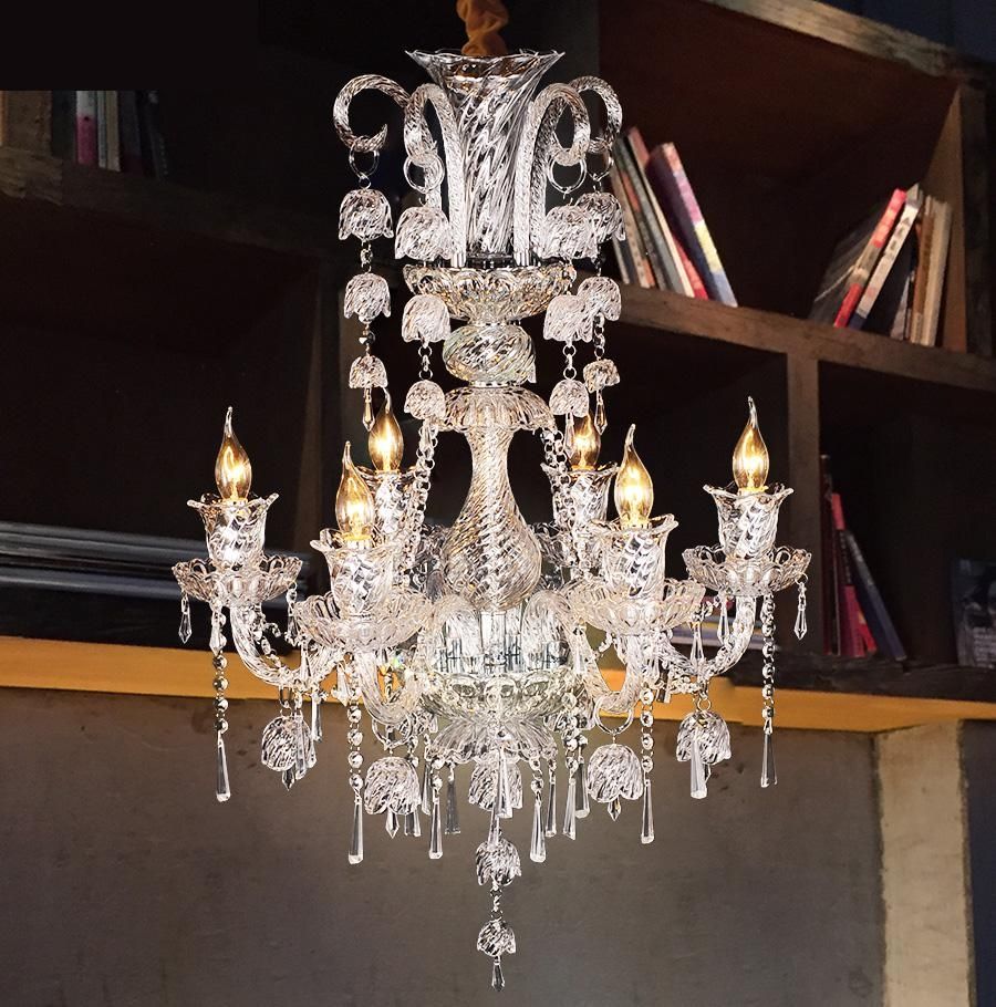 Aliexpress Buy Bar Novelty Wind Chimes Crystal Lighting Throughout Chandelier For Restaurant (Photo 5 of 12)