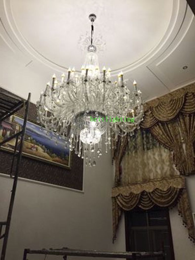 Aliexpress Buy Modern Large Chandeliers Crystal Pendants For Regarding Modern Large Chandeliers (View 3 of 12)