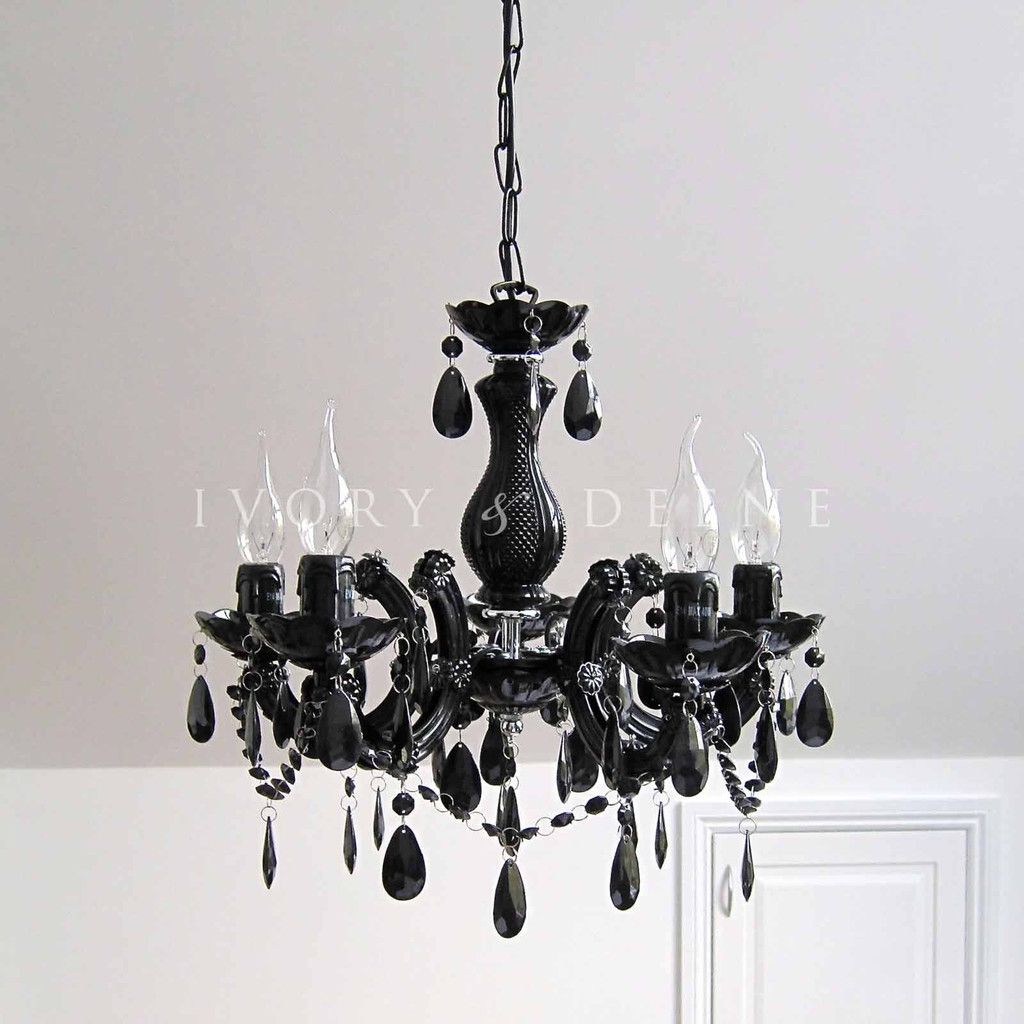 Amazing Of Black Chandelier Lamp Black Chandelier Crystals Paris Intended For Antique Black Chandelier (View 4 of 12)