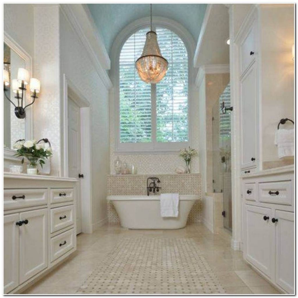 Attractive Bathroom Crystal Chandelier Amazing Luxury Bathroom With Crystal Bathroom Chandelier (Photo 4 of 12)