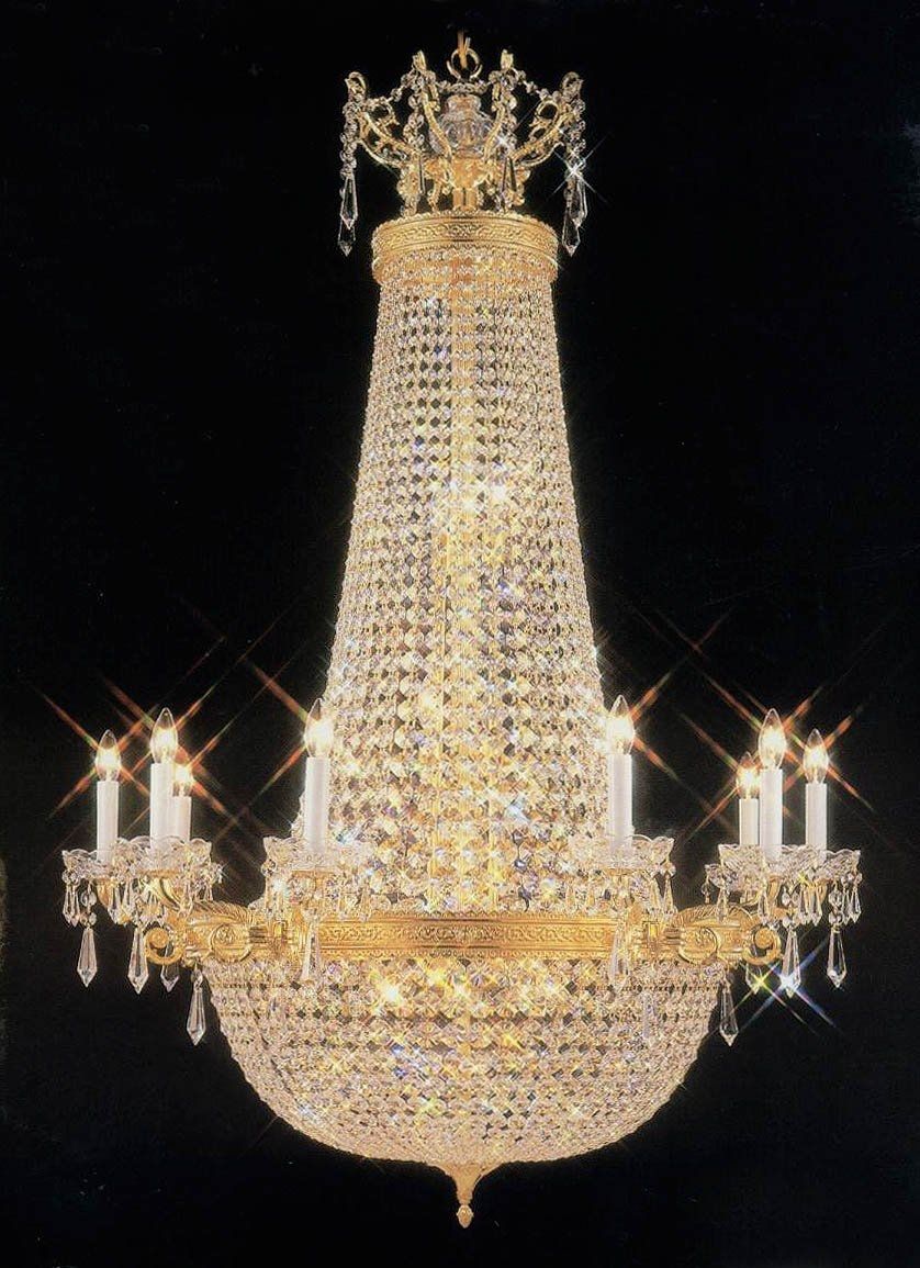 Ballroom Chandelier French Empire With Candles Free Shipping In Inside Ballroom Chandeliers (Photo 12 of 264)