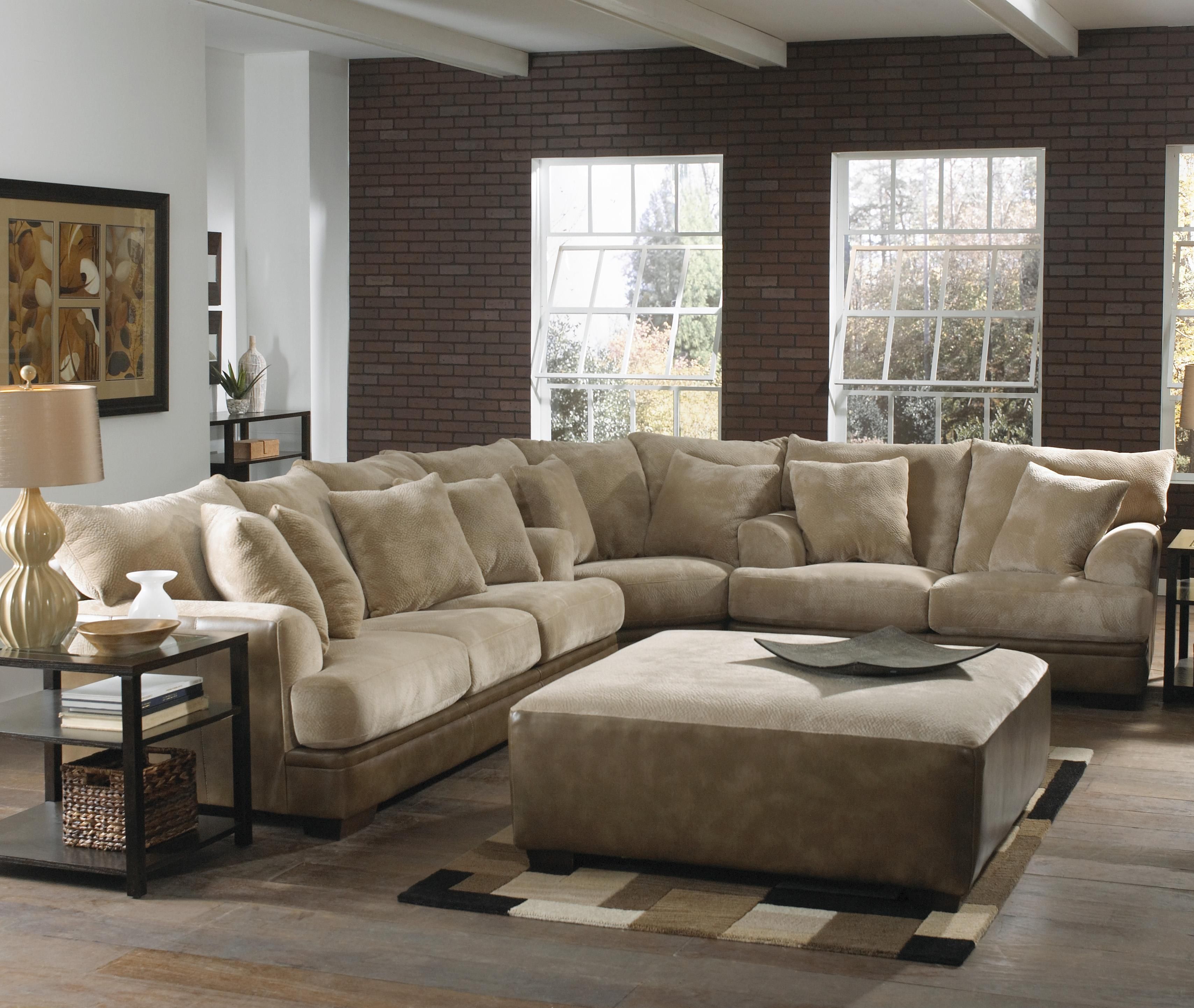 Barkley Large L Shaped Sectional Sofa With Right Side Loveseat Regarding Extra Large Sectional Sofas (View 6 of 12)
