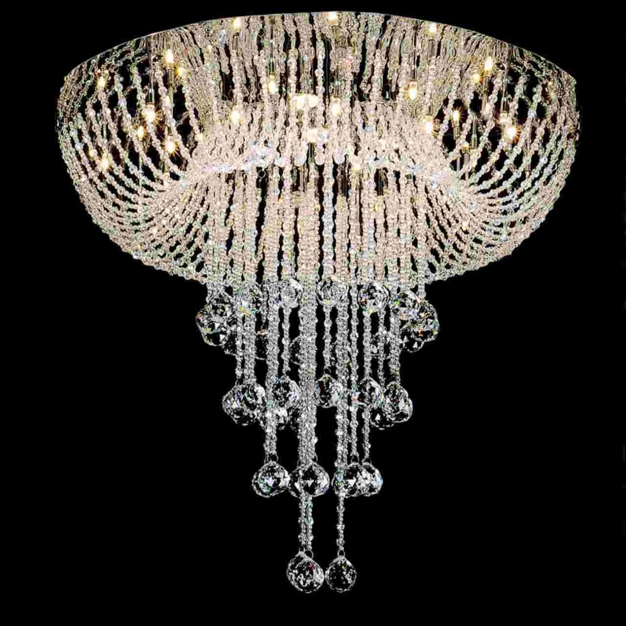 Brizzo Lighting Stores 40mm Asfour Crystal Ball 30 Pbo 701 40 Intended For Lead Crystal Chandeliers (View 7 of 12)