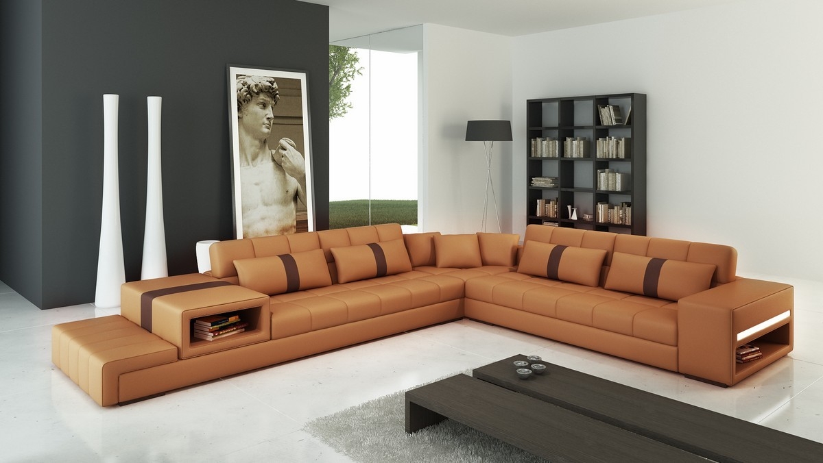 Camel Color Leather Sectional Sofa Sofa Menzilperde Pertaining To Camel Sectional Sofa (Photo 1 of 12)