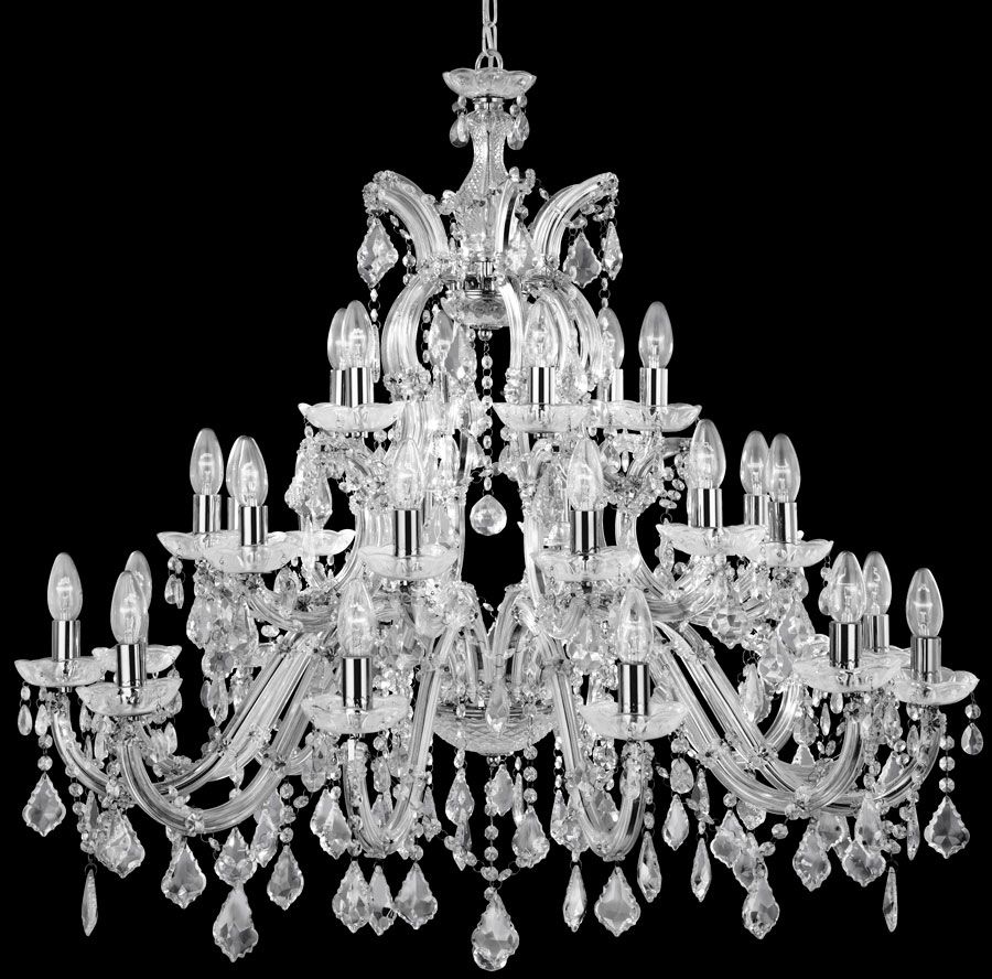 Chandelier Awesome Large Crystal Chandelier Large Crystal Intended For Huge Crystal Chandeliers (Photo 7 of 12)