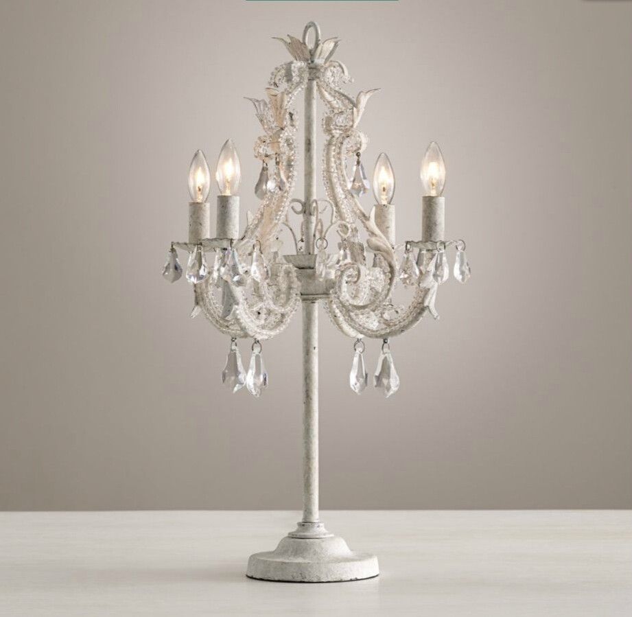 Chandelier Lamp Table Crystal Chandelier Table Lamps In Interior Inside Table Chandeliers (Photo 6 of 12)