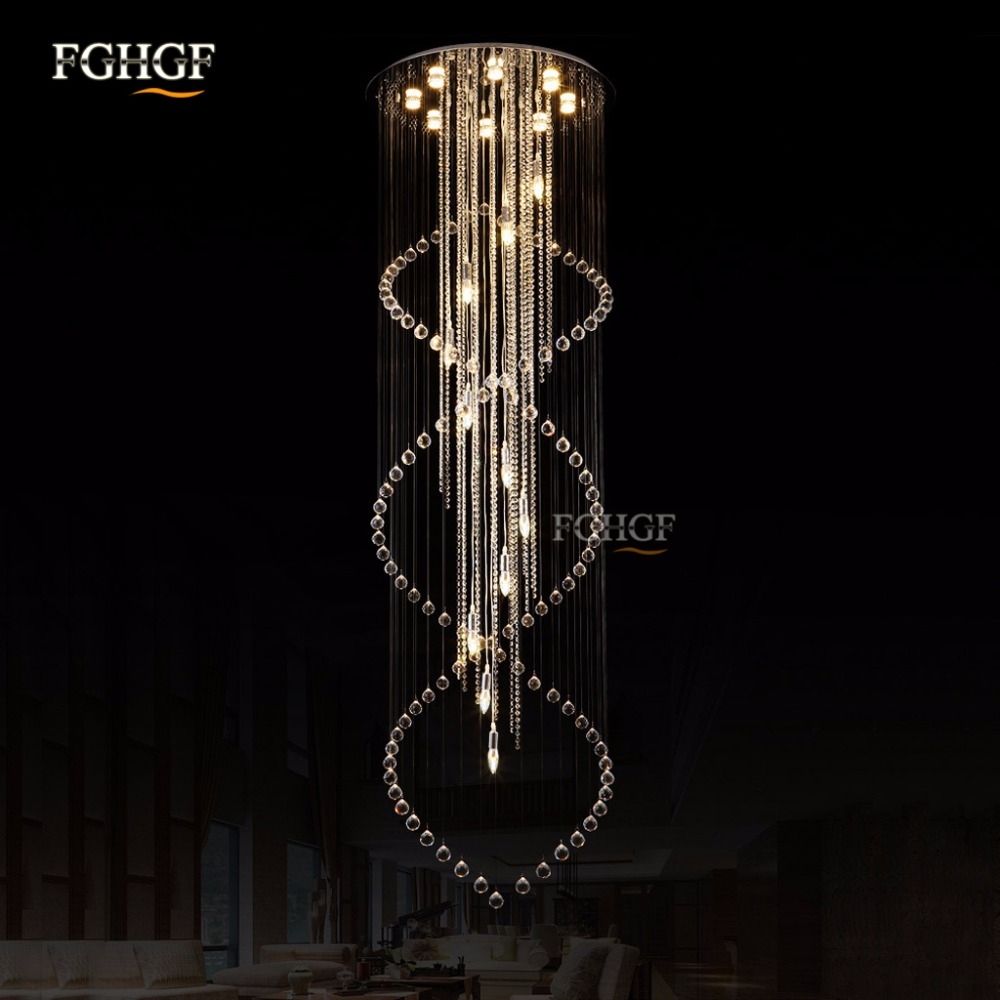 Compare Prices On Long Crystal Chandelier Online Shoppingbuy Low Pertaining To Long Chandelier Lighting (Photo 6 of 12)
