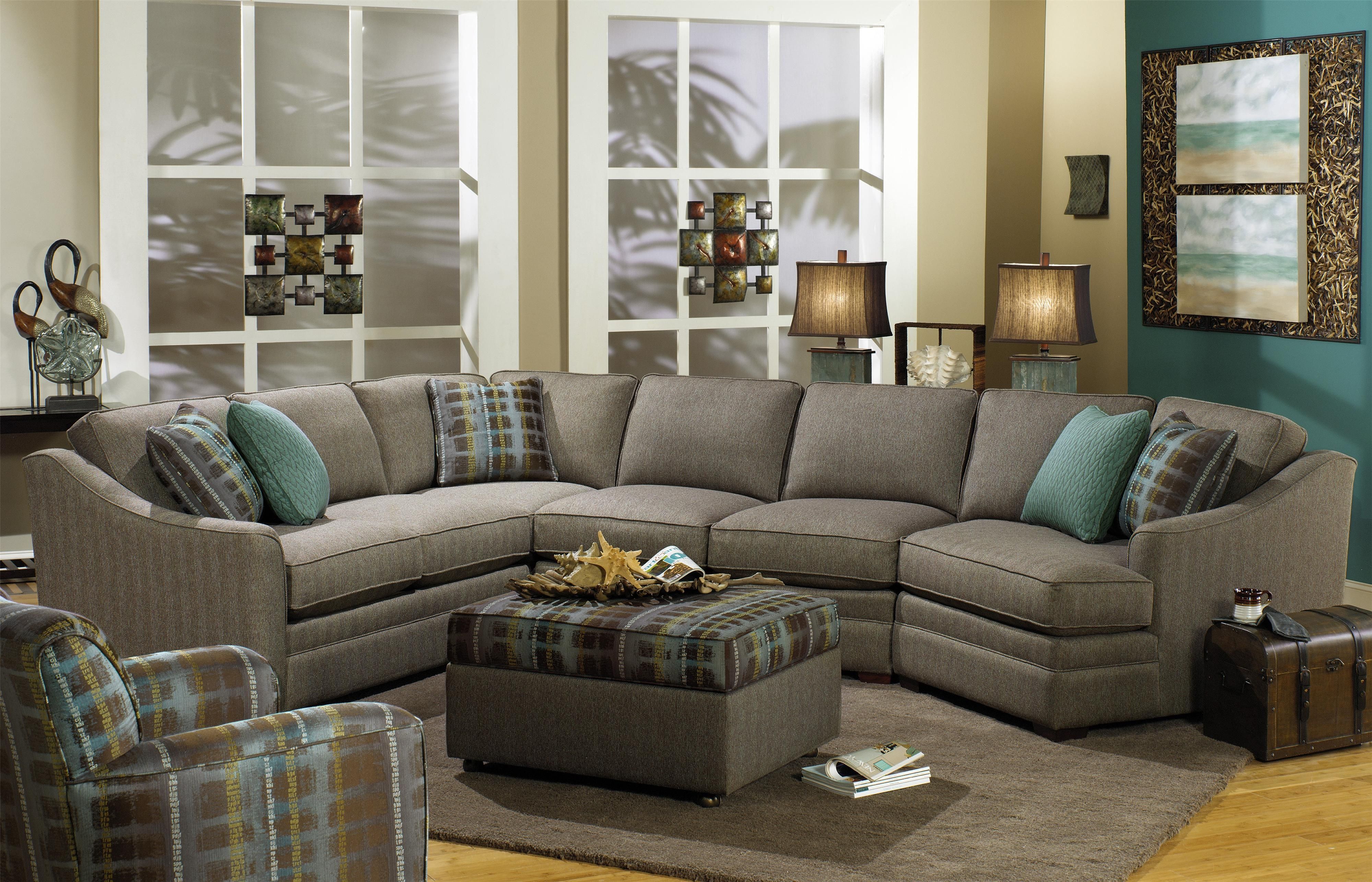 Craftmaster F9 Custom Collection Customizable 3 Piece Sectional Intended For Craftsman Sectional Sofa (Photo 5 of 12)