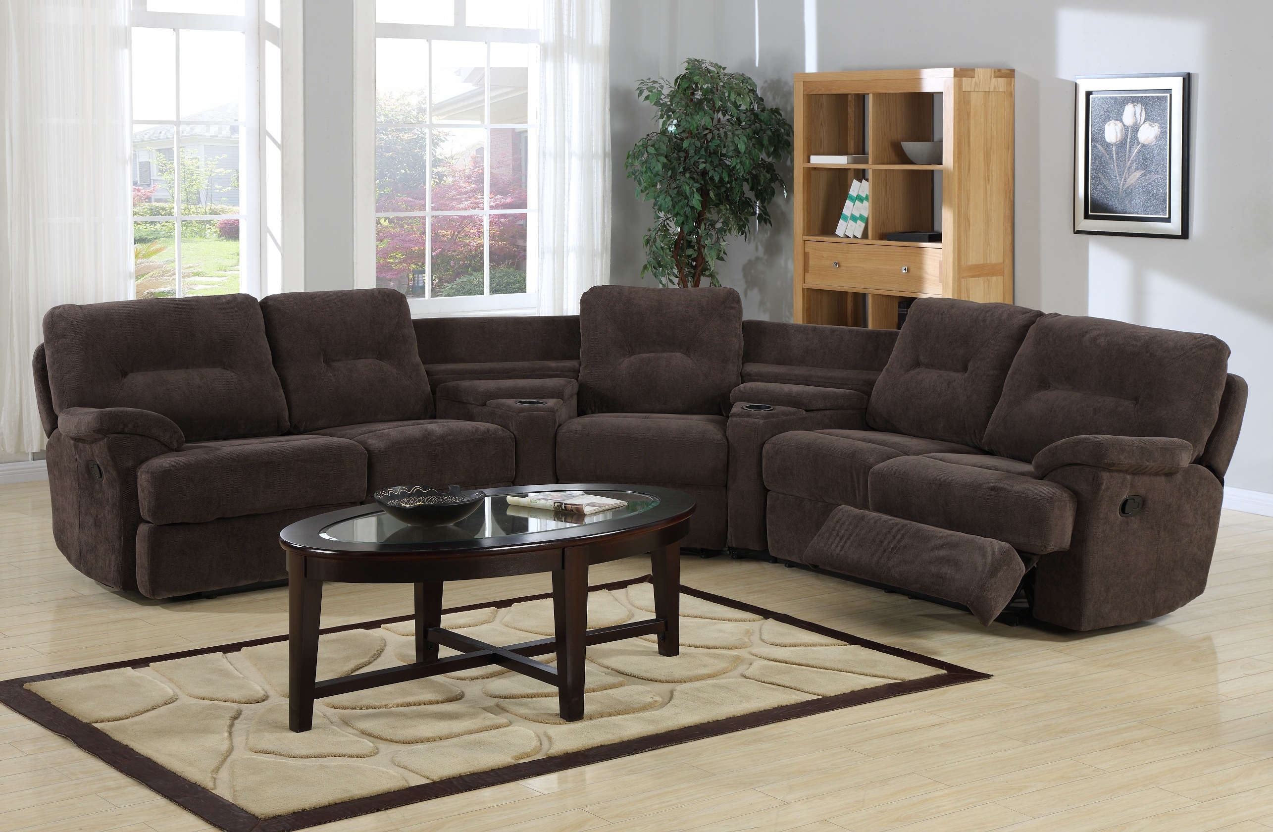 Featured Photo of 12 The Best Curved Sectional Sofa with Recliner