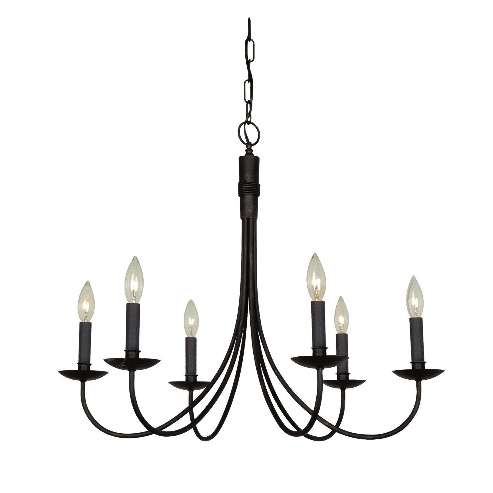 Dar Home Co Gavin 6 Light Candle Style Chandelier Reviews Intended For Candle Light Chandelier (Photo 2 of 12)
