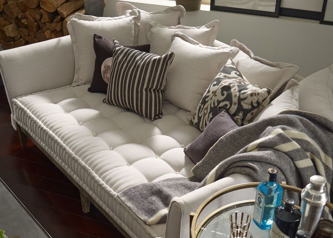 Extra Deep One Cushion Sofa In Tan Pertaining To Deep Cushion Sofa (View 5 of 12)