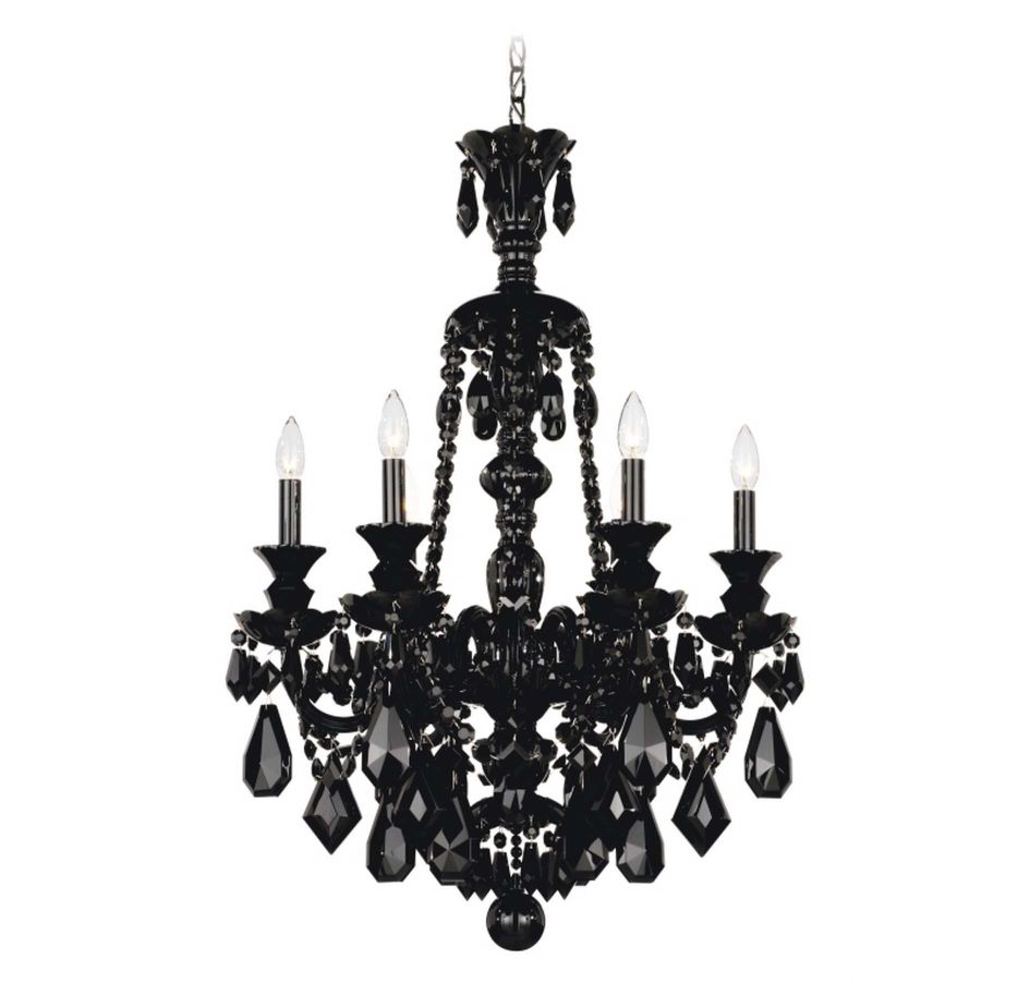 Fabulous Contemporary Black Chandelier Dramatic Elegant Black Intended For Contemporary Black Chandelier (Photo 5 of 12)