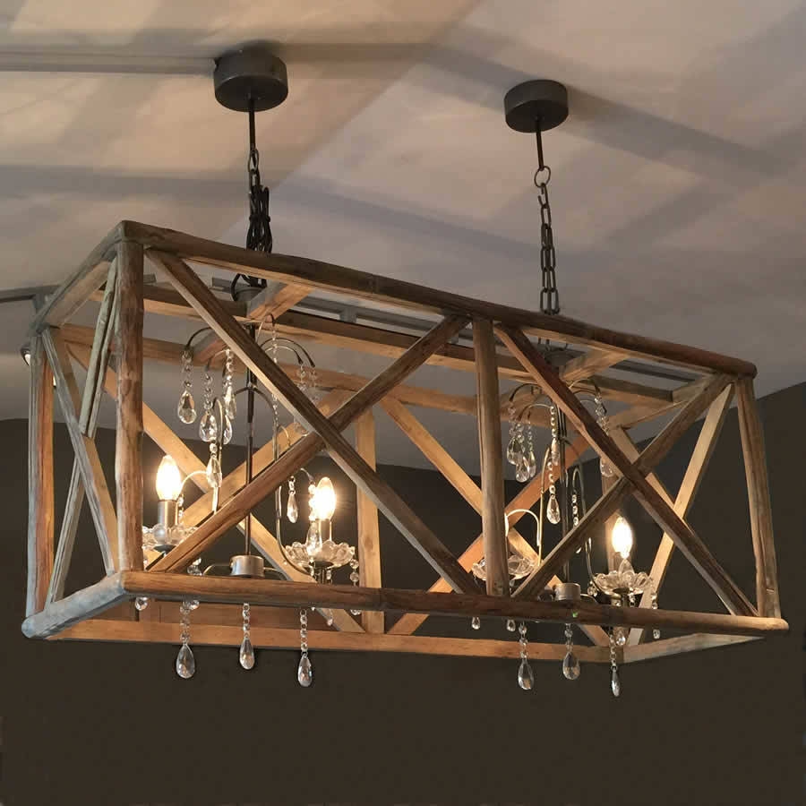 Featured Photo of 2024 Latest Wooden Chandeliers