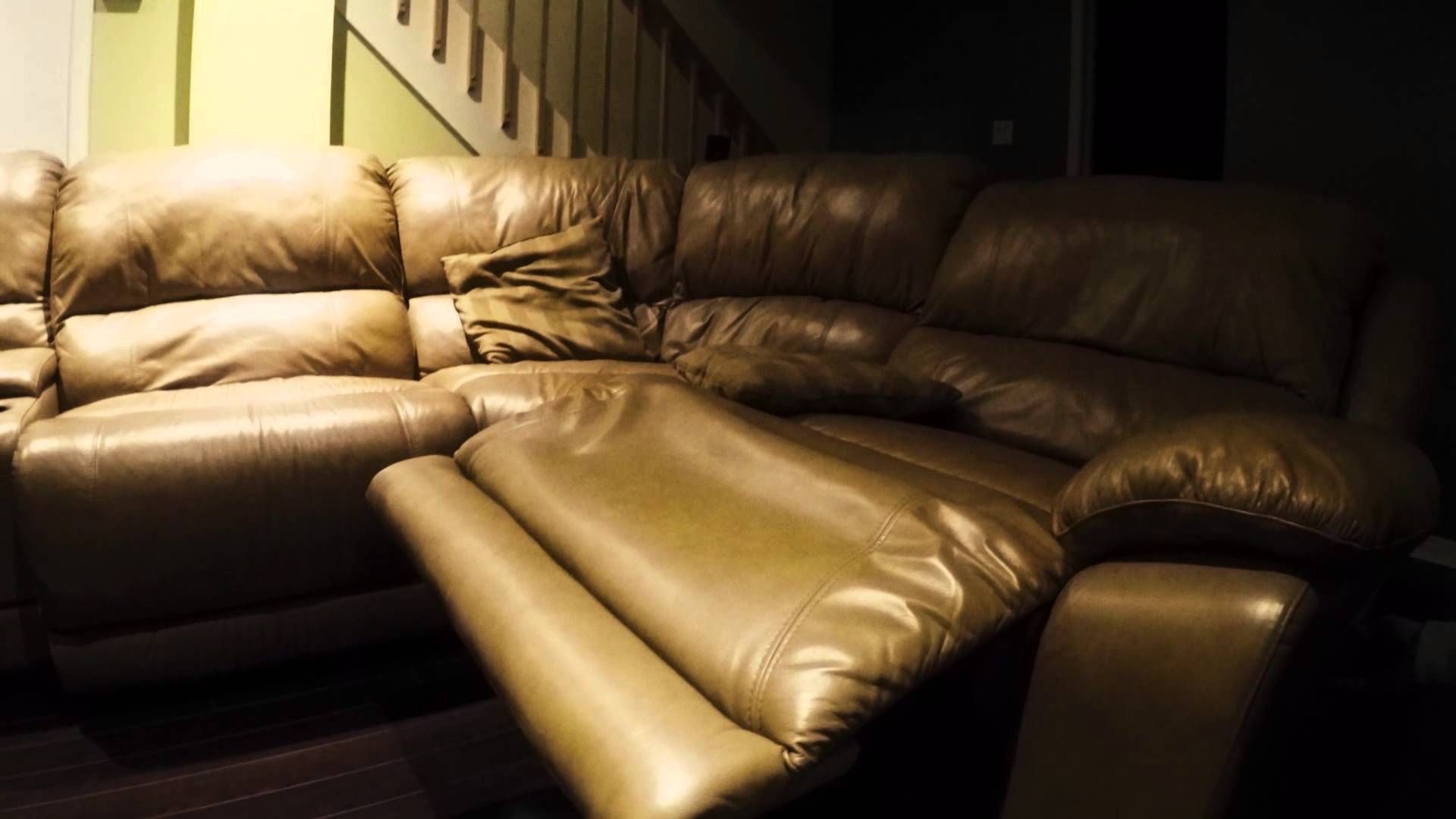 Leather Sofa Cindy Crawford Home Perfect Condition Youtube Throughout Cindy Crawford Home Sectional Sofa (View 11 of 12)