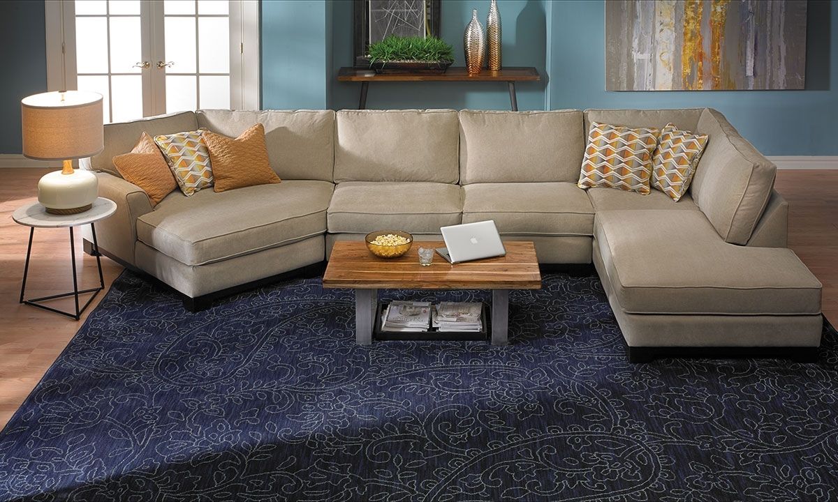 Made In La Cuddler Chaise Sectional Sofa Haynes Furniture Regarding Cuddler Sectional Sofa (View 5 of 12)