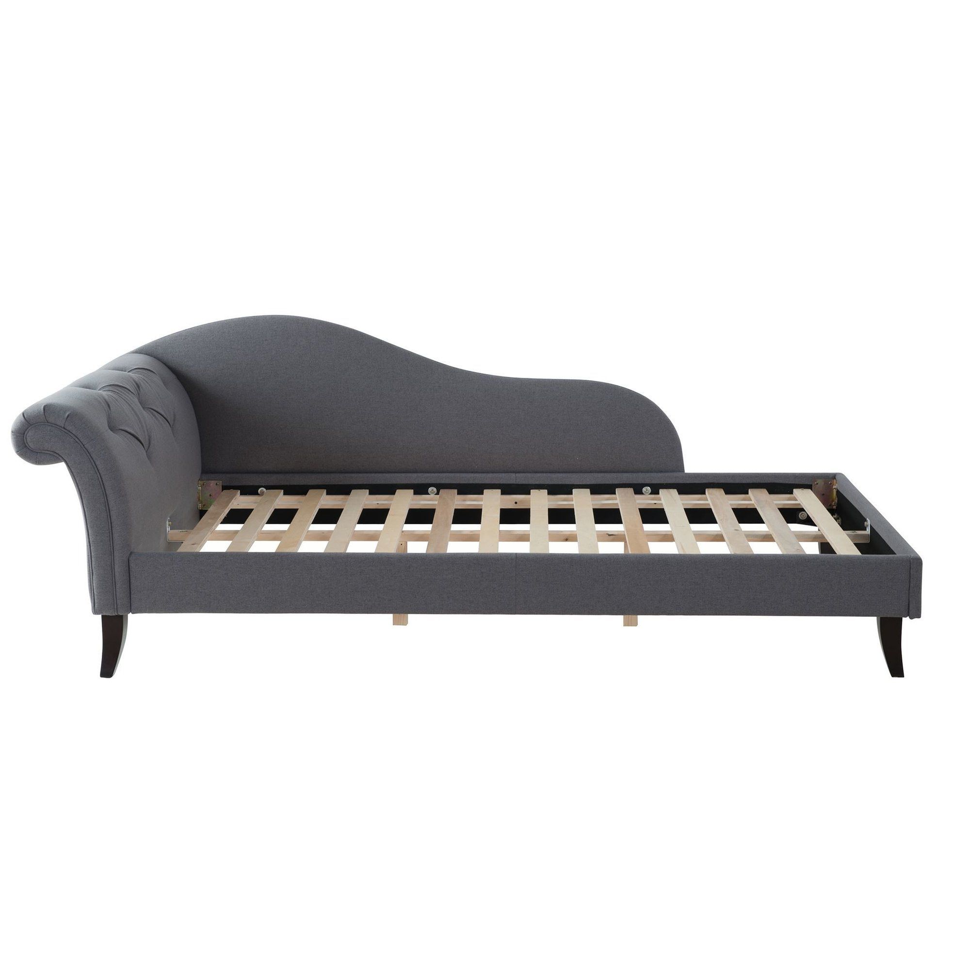 Mercer41 Reede Tiffany Chaise Sofa Reviews Wayfair For Backless Chaise Sofa (View 11 of 12)