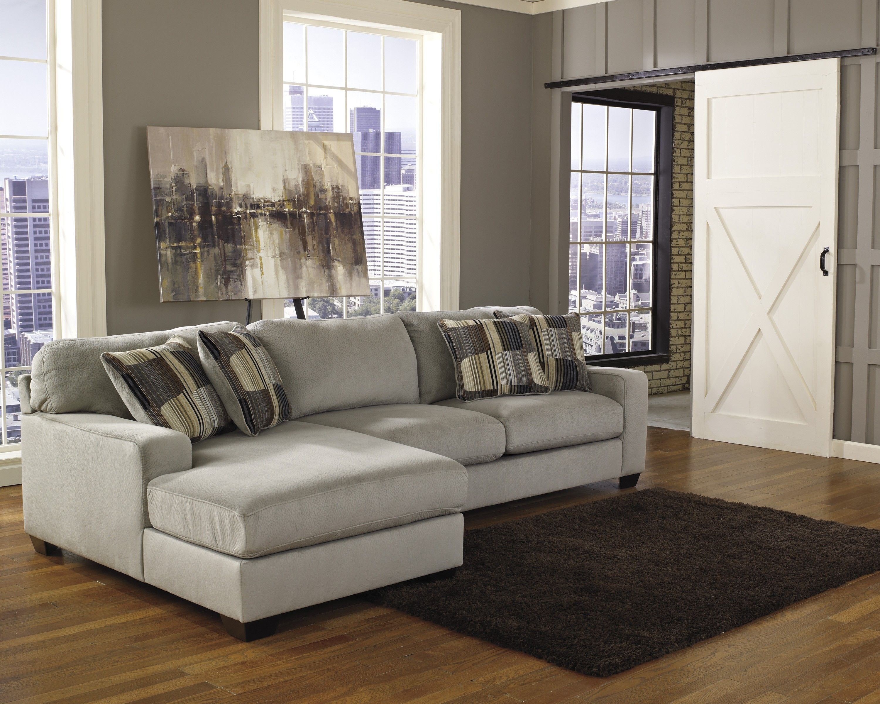 Popular Grey Velvet Sectional Sofa 87 With Additional Classic Intended For Classic Sectional Sofas (Photo 12 of 12)