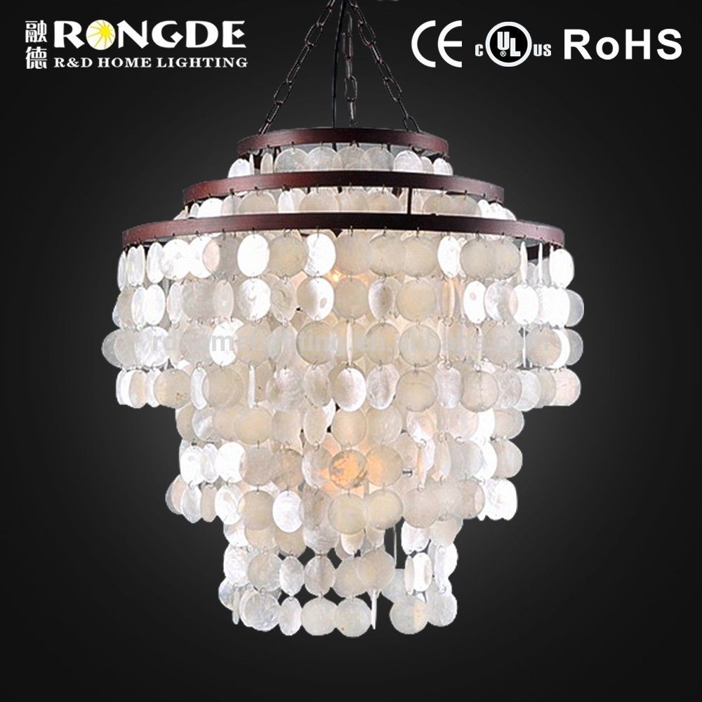 Sea Shell Chandelier Sea Shell Chandelier Suppliers And For Chandelier For Restaurant (Photo 1 of 12)
