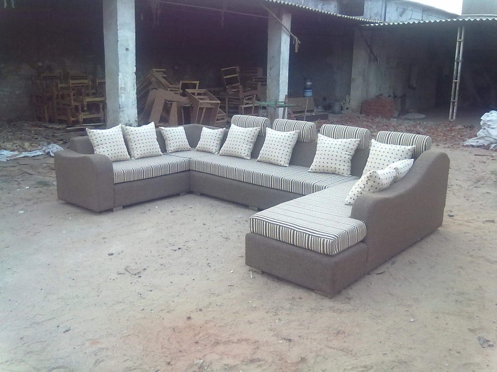 Shree Dinkar Furniture Within C Shaped Sofas (Photo 9 of 12)