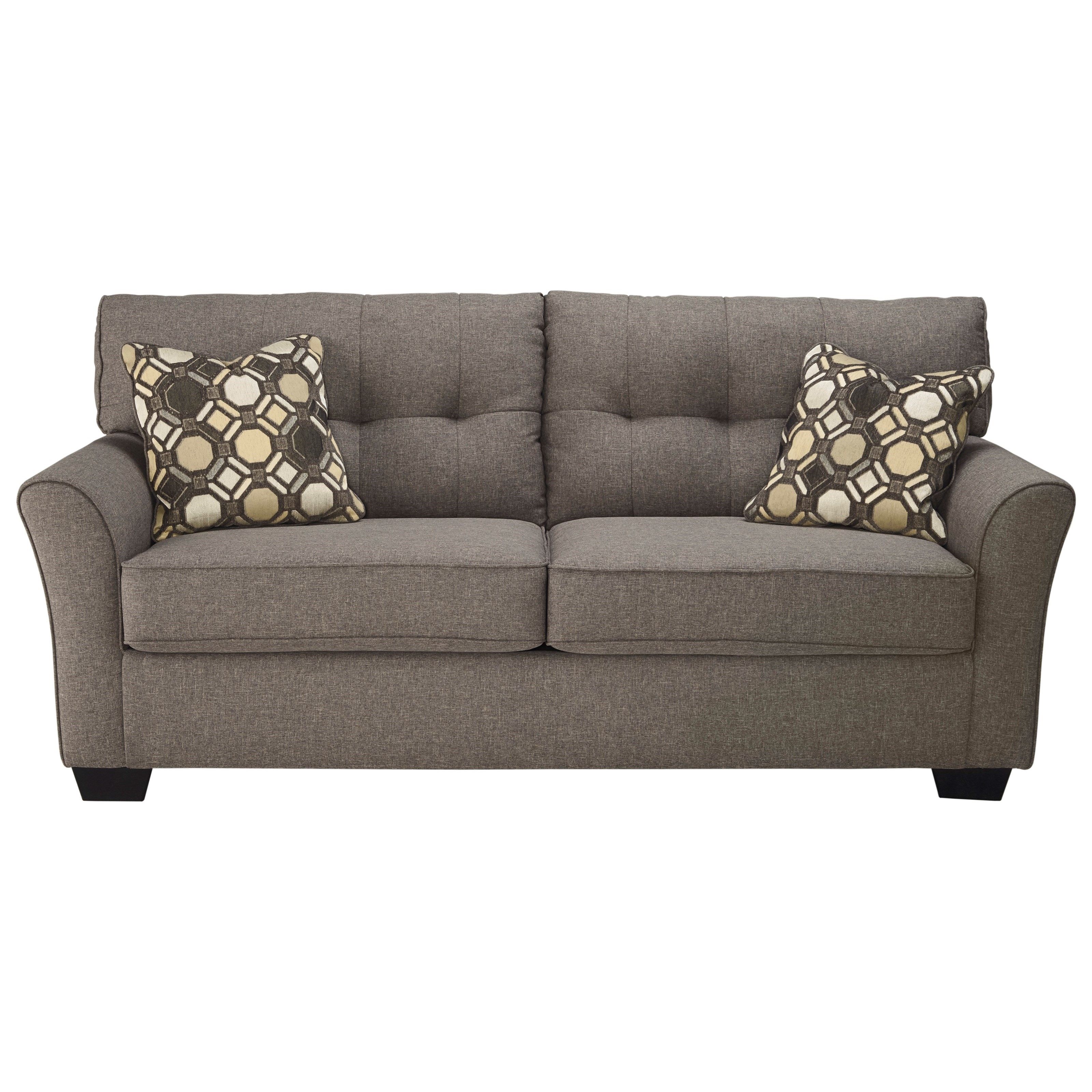 Signature Design Ashley Tibbee Contemporary Sofa With Tufted For Ashley Tufted Sofa (View 6 of 12)