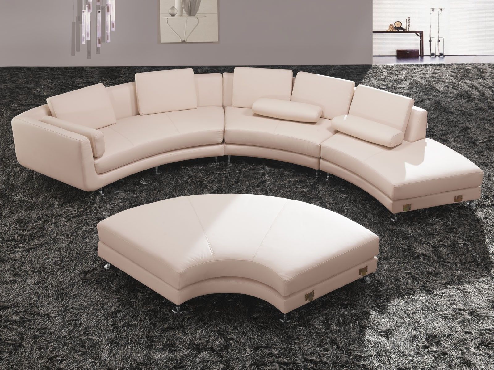 Sofas Center Circle Sectional Sofa Stirring Photo Concept Round Intended For Circle Sectional Sofa (View 9 of 12)