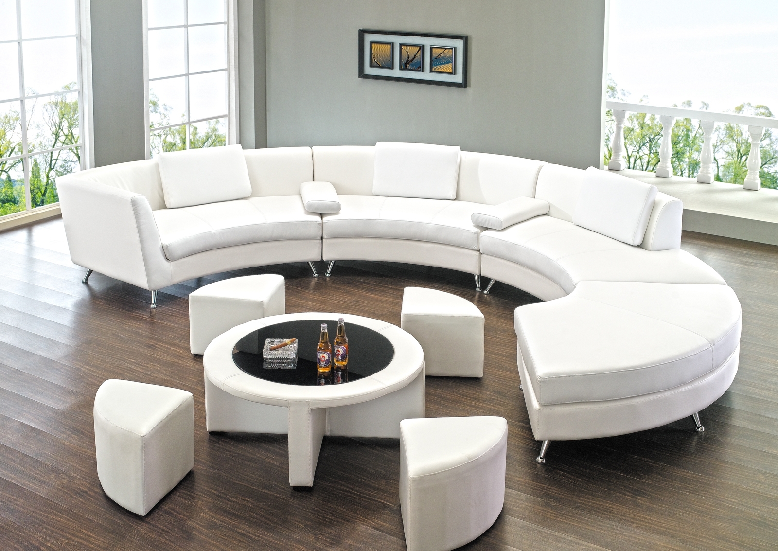 circular sofas living room