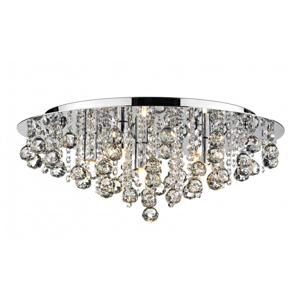 Tapesii Flush Chandelier Ceiling Lights Collection Of For Low Ceiling Chandelier (Photo 1 of 12)