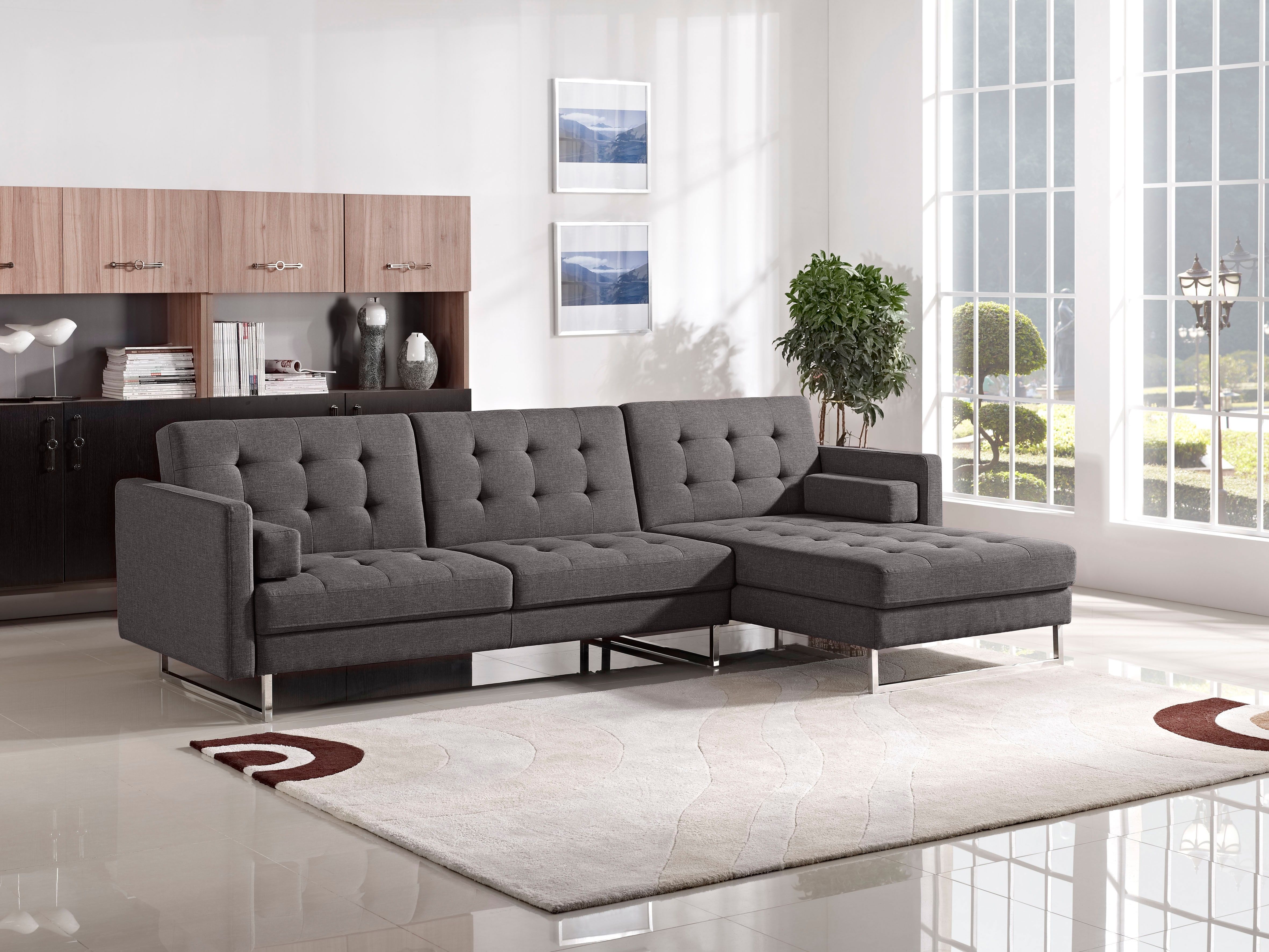 Tufted Sectional Sofa With Chaise Cleanupflorida Pertaining To Affordable Tufted Sofa 
