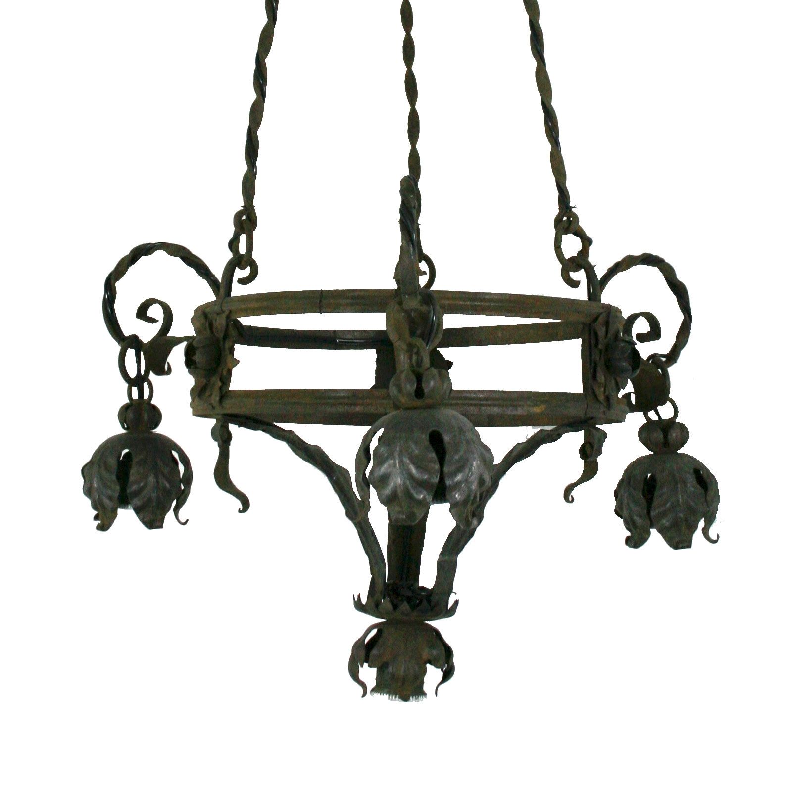 Featured Photo of 2024 Latest Vintage Wrought Iron Chandelier