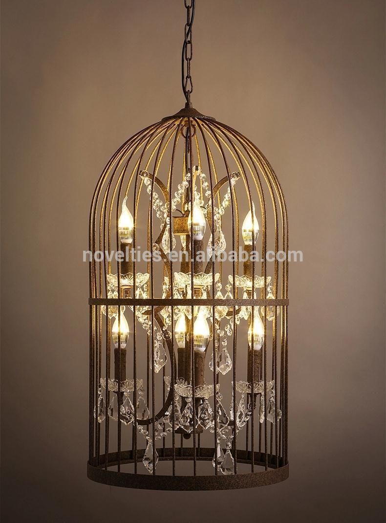 Vintage Retro Chandelier Rustic Iron Candle Chandeliers For Throughout Chandelier For Restaurant (Photo 3 of 12)