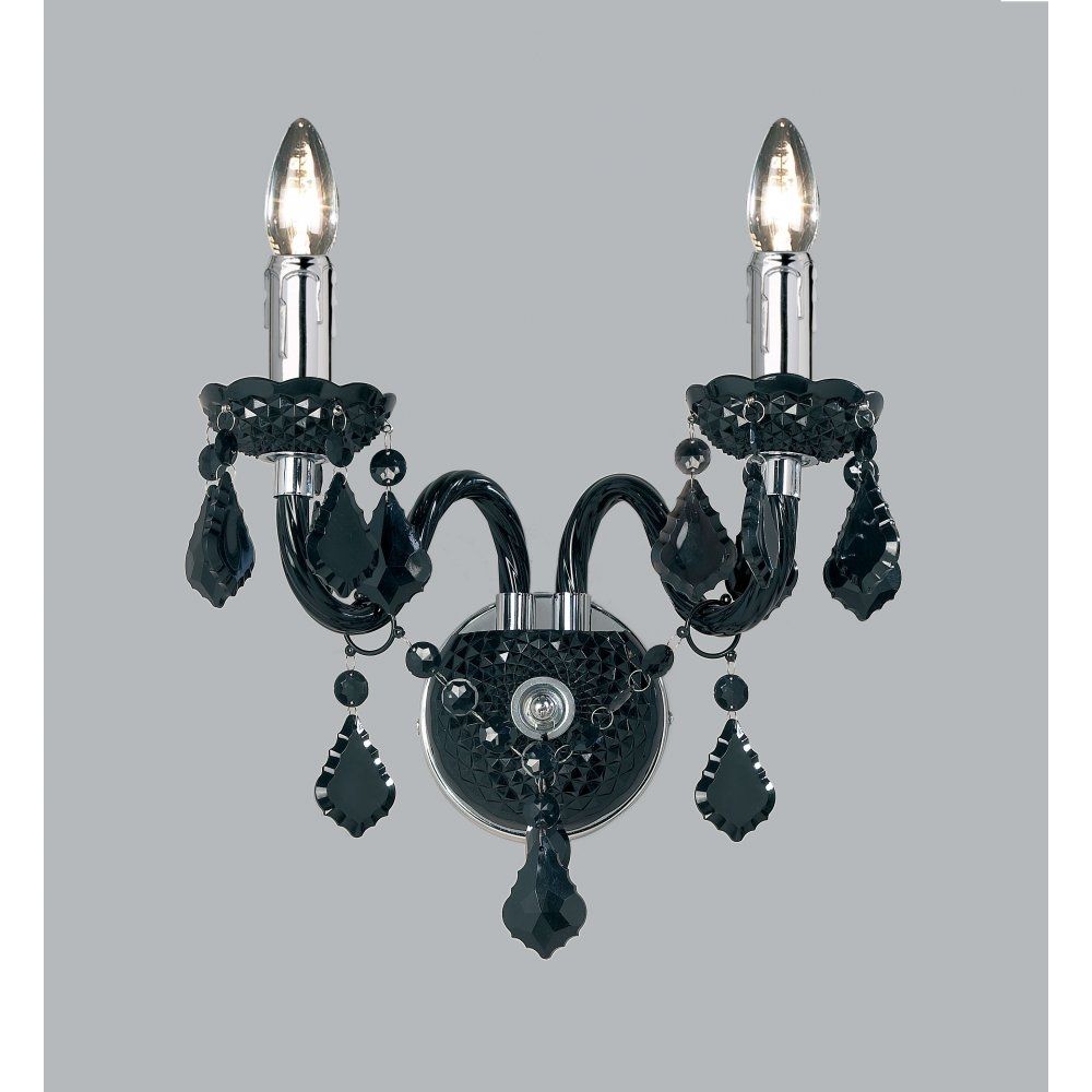 Featured Photo of 2024 Latest Black Chandelier Wall Lights