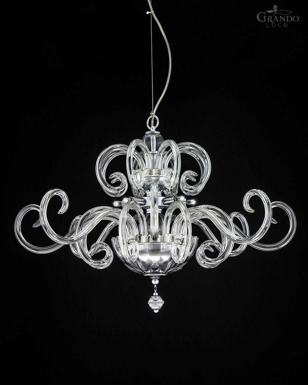 119sm Chrome Modern Crystal Chandelier With Swarovski Elements Inside Crystal And Chrome Chandeliers (View 9 of 12)