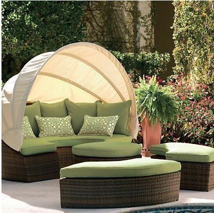 33 Best Home Outdoor Furniture Images On Pinterest Regarding Outdoor Sofas With Canopy (View 6 of 15)