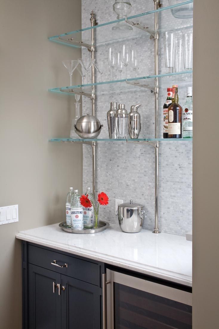 7 Best Glass Bistro Shelving Images On Pinterest Intended For Glass Shelves For Bar Area (View 3 of 12)