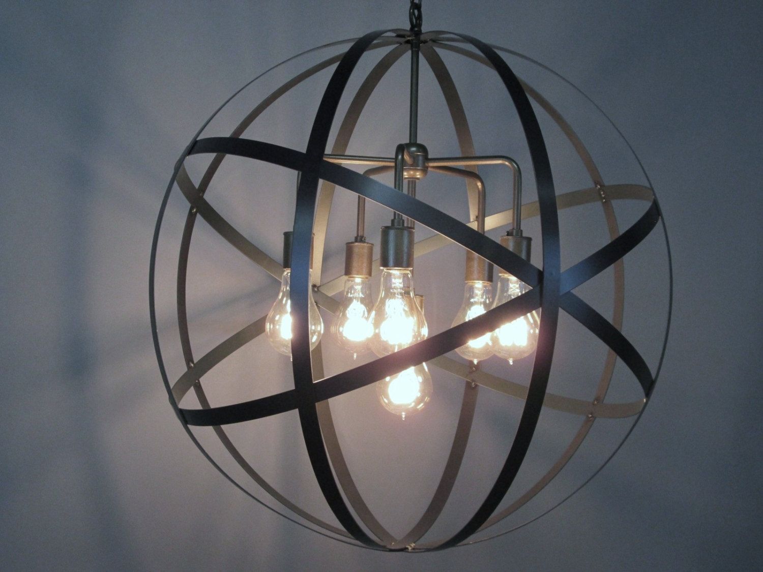 Accessories Home Interior Design And Decor With Sphere Chandelier Pertaining To Metal Sphere Chandelier (View 9 of 12)