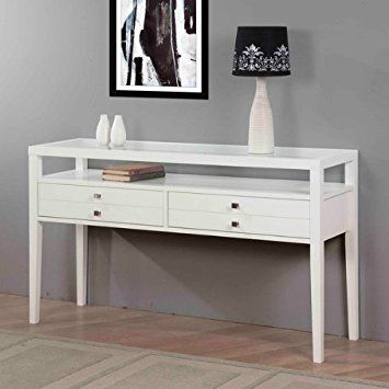 Amazon Accent Table Sofa Table With Storage Gloss White Sofa Regarding Sofa Side Tables With Storages (Photo 11 of 15)