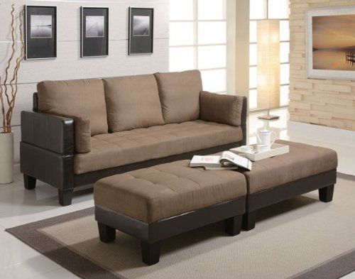 Amazon Fulton Contemporary Sofa Bed Group With 2 Ottomans Regarding Fulton Sofa Beds (View 13 of 15)