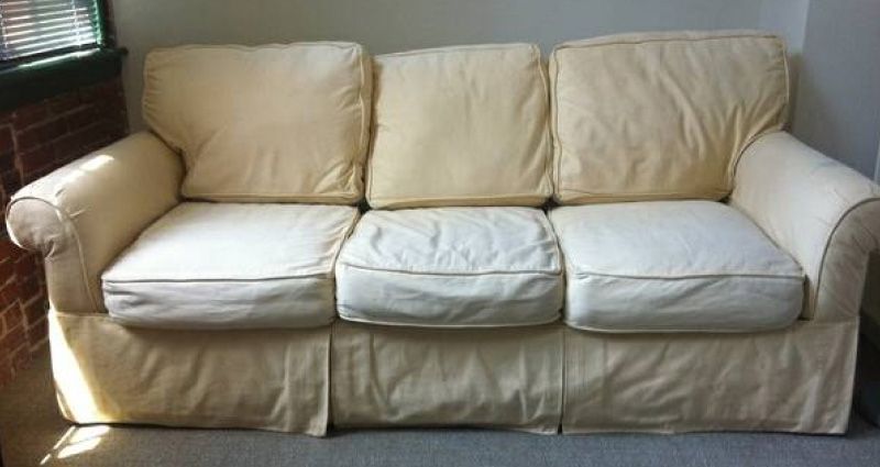 An Alternative To Pottery Barn Sofas Comfort Works Custom Slipcovers Throughout Slipcovers Sofas (Photo 15 of 15)