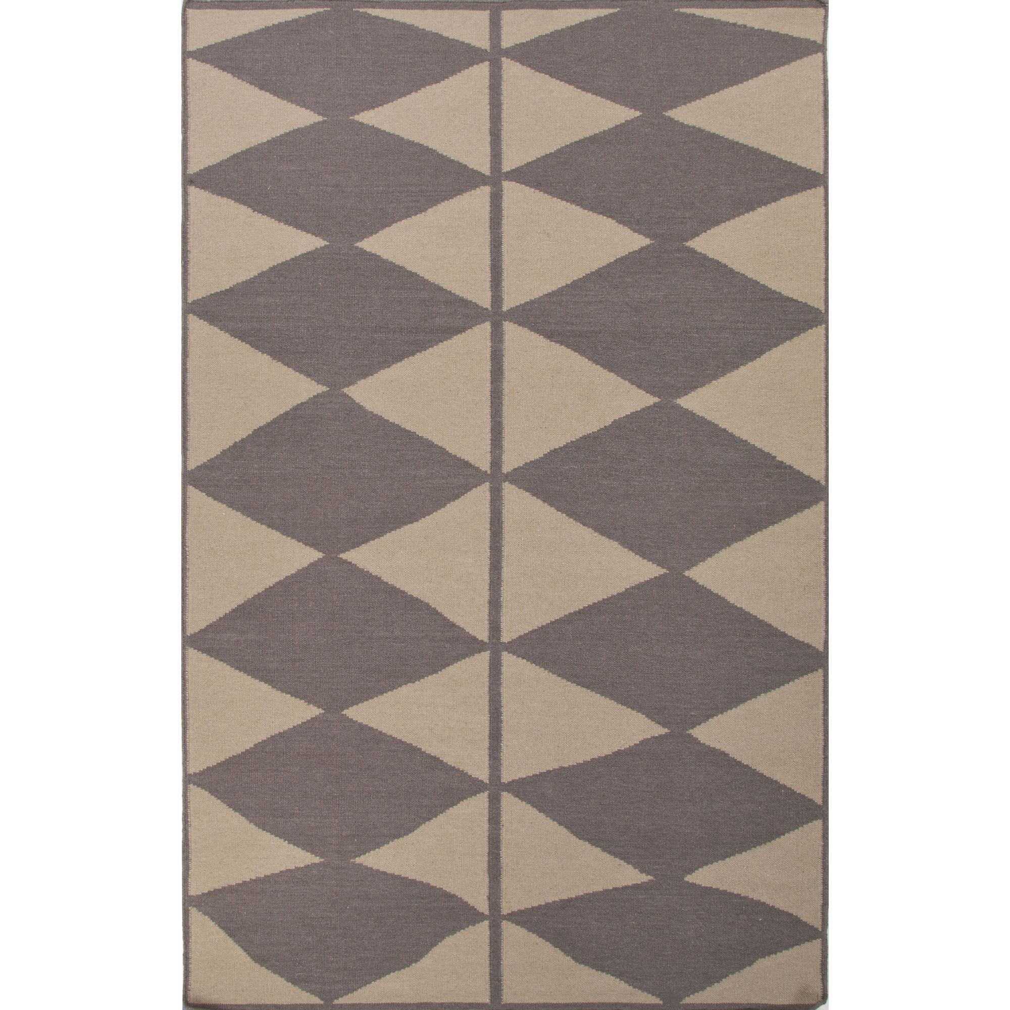 Asterlane Flat Weave Geometric Pattern Grayivory Wool Area Rug For Wool Area Rugs 4×6 (Photo 15 of 15)