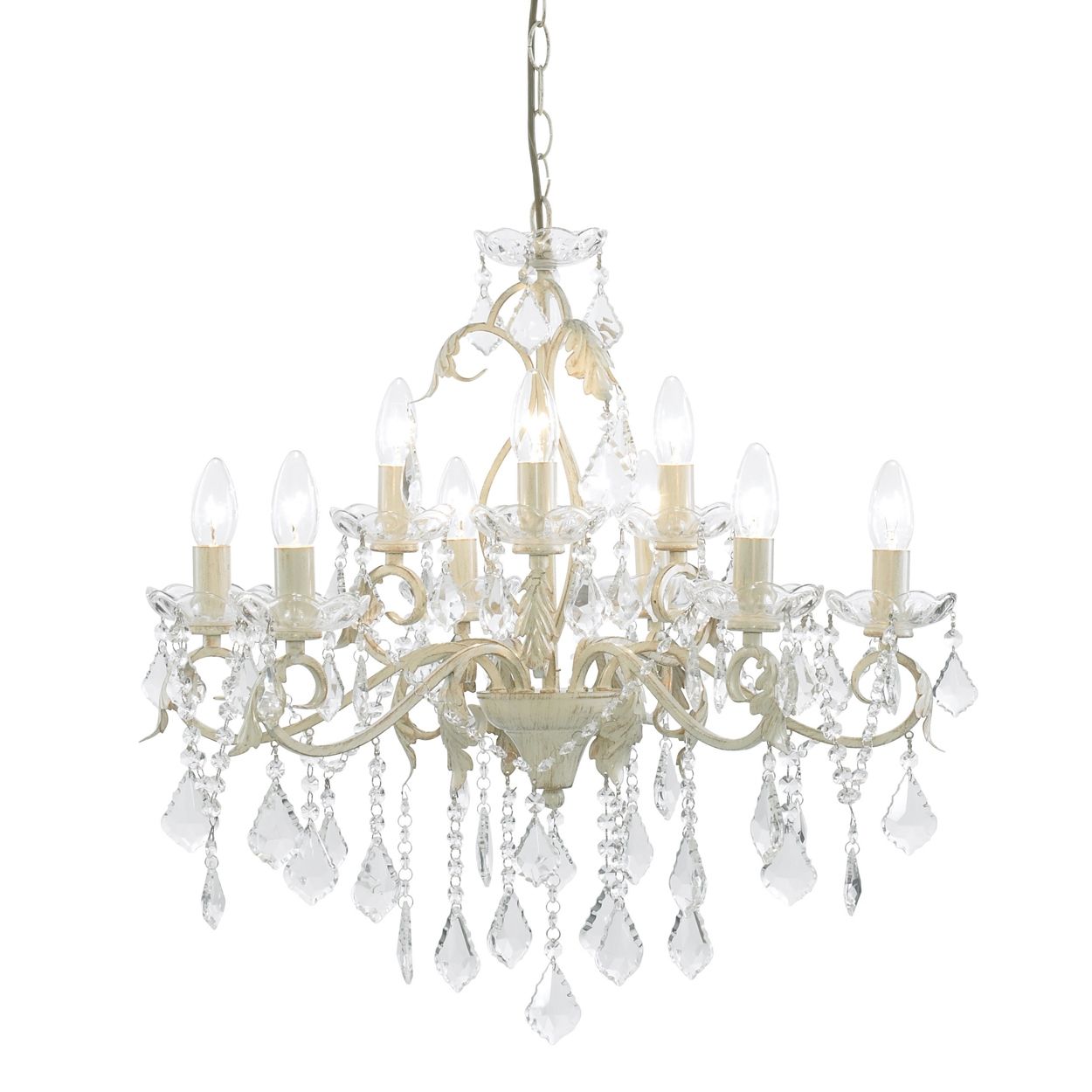 Awesome Crystal Chandelier Design Ideas And Decor Intended For Cream Gold Chandelier (Photo 2 of 12)