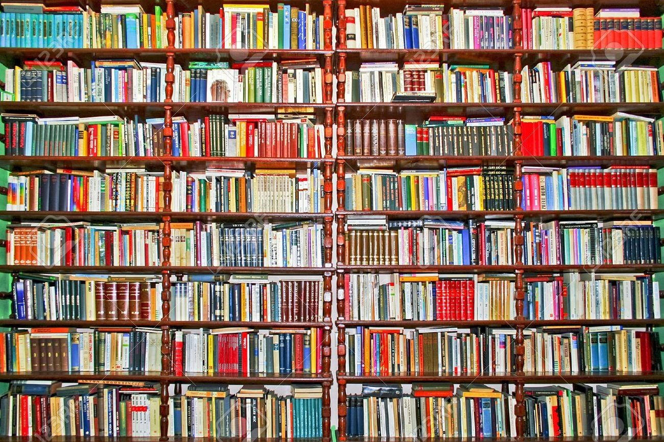 Background Bookcase Stock Photos Pictures Royalty Free In Whole Wall Bookshelves (View 15 of 15)