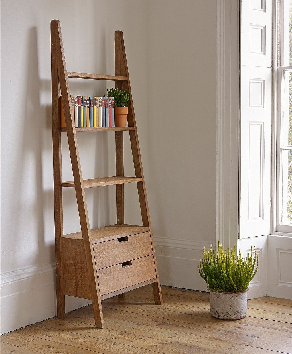 Beautiful Multi Purpose Ladder Shelves Optimizing Home Decor Ideas In Ladder Shelves (Photo 11 of 15)