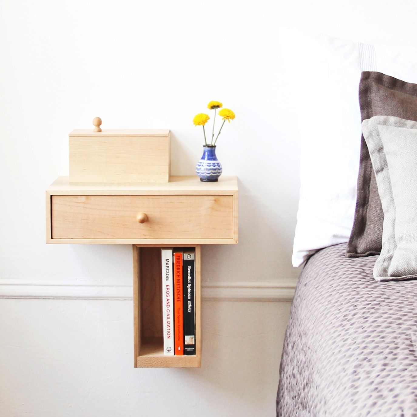 Bedroom Breathtaking Small Nightstand For Bedroom Furniture Looks With Very Small Bookcase (View 2 of 15)