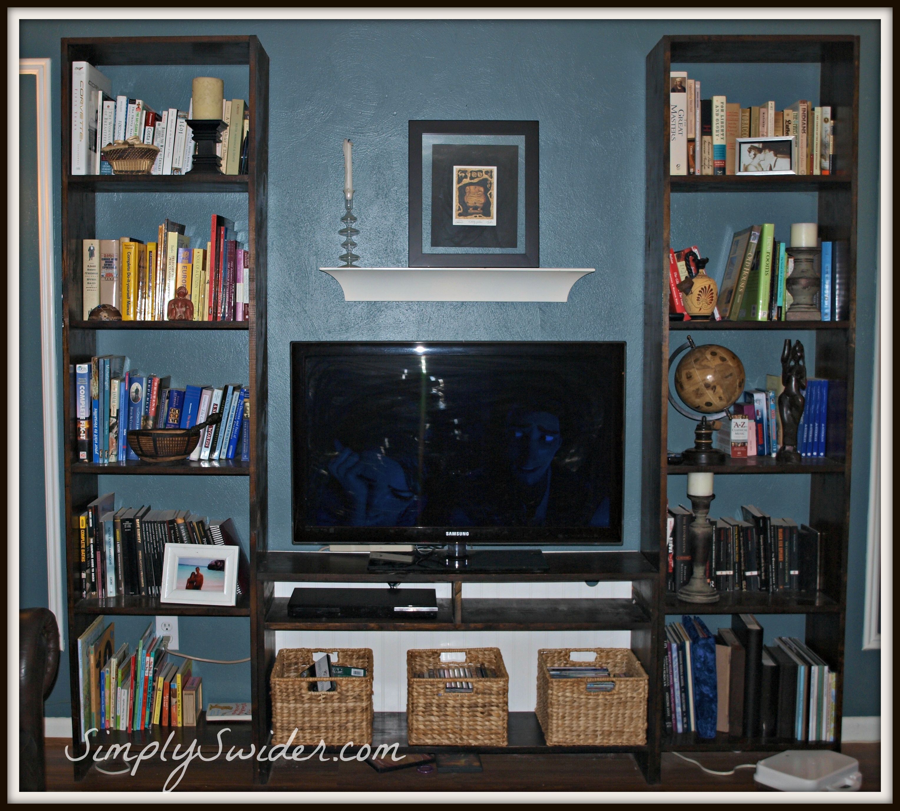 Beefing Up Plain Bookshelves And Bookshelf Styling Simply Swider Throughout Cheap Bookshelves (View 3 of 15)