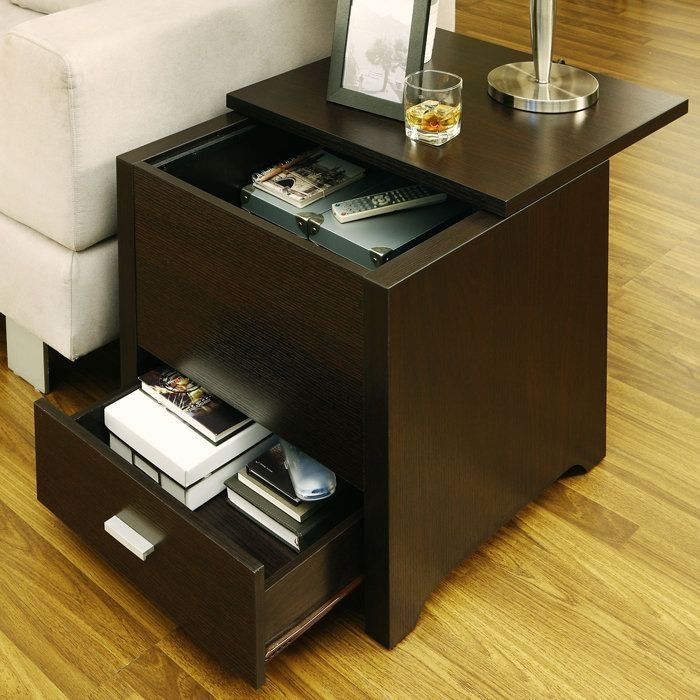 Best 25 End Tables With Storage Ideas On Pinterest Side Table With Regard To Sofa Side Tables With Storages (View 6 of 15)