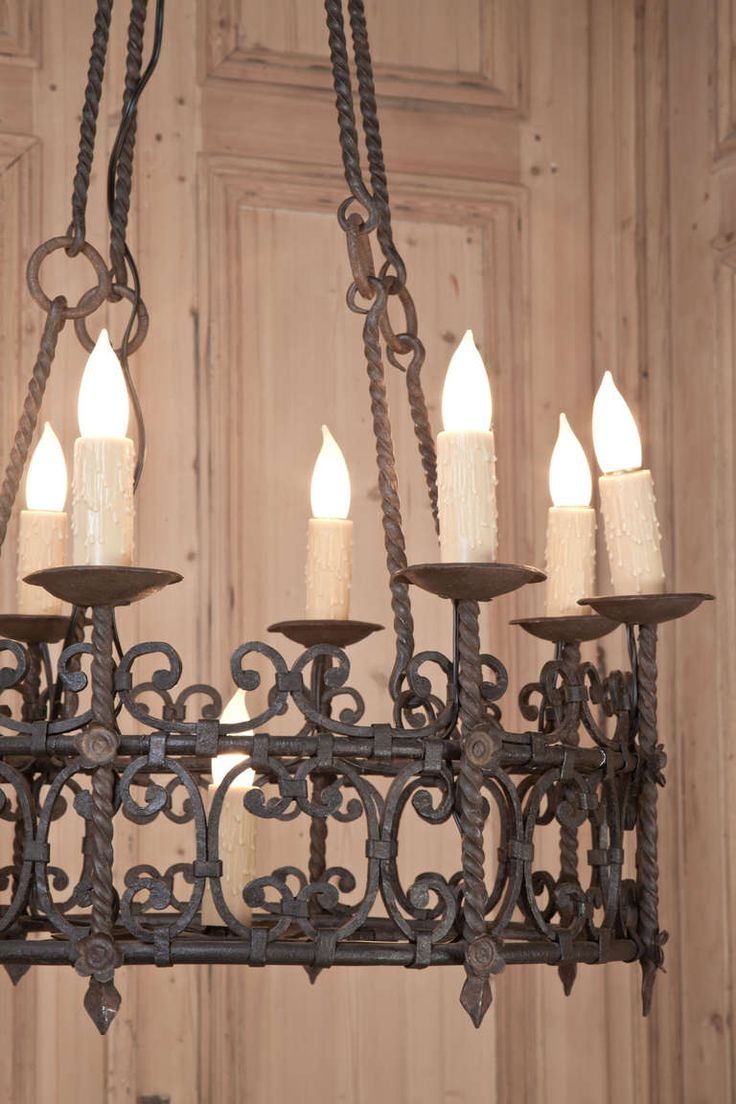 Best 25 Iron Chandeliers Ideas On Pinterest Pertaining To Wrought Iron Chandeliers (Photo 10 of 12)