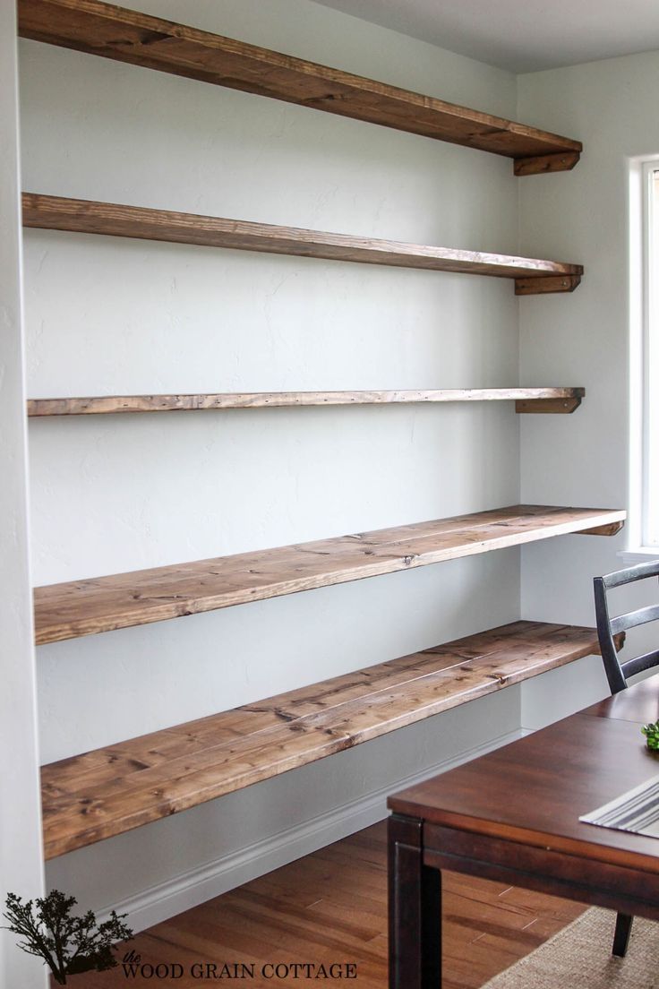 Best 25 Reclaimed Wood Shelves Ideas On Pinterest Inside Wood For Shelves (View 1 of 15)