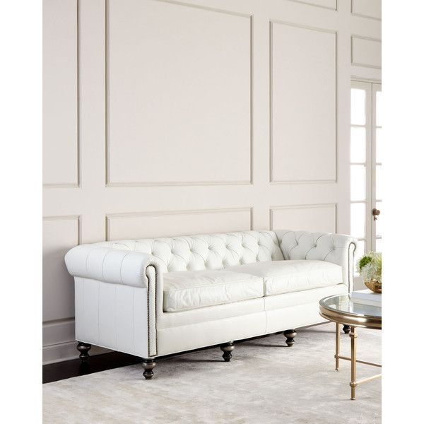 Best 25 White Leather Sofas Ideas On Pinterest White Leather Pertaining To White Leather Sofas (Photo 6 of 15)