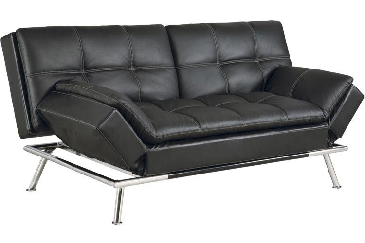 Best Futon Couch Matrix Convertible Futon Sofa Bed Sleeper Black Inside Fulton Sofa Beds (Photo 12 of 15)